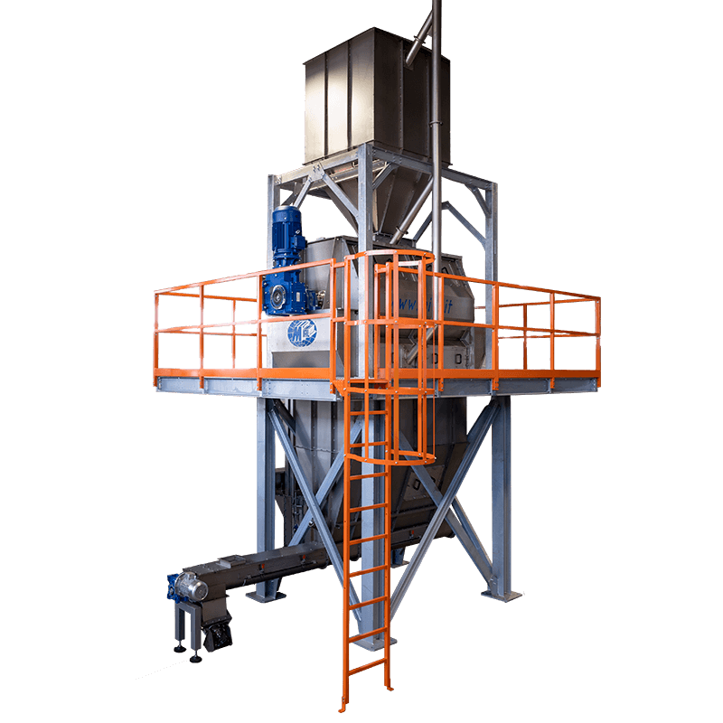 Single Shaft Horizontal Mixer 2